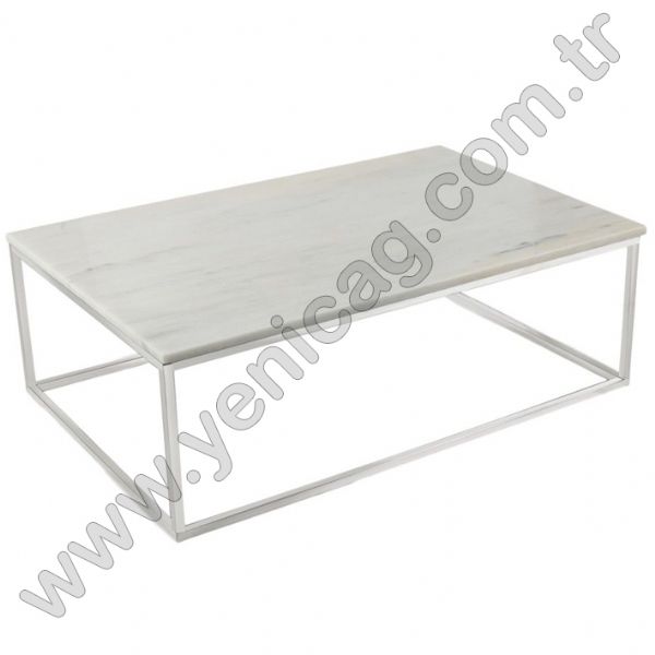 Chrome Leg Wooden Middle Table