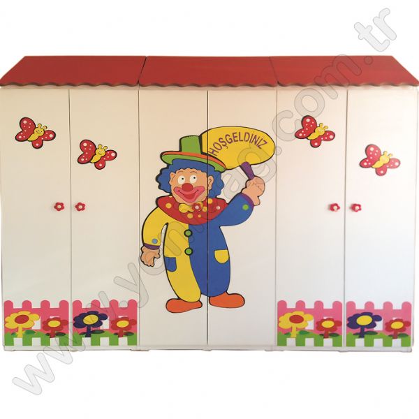 Clown Coat Rack 240x180x37cm