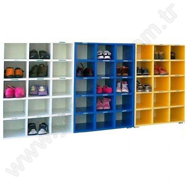 Open Shelf Shoe Cabinet 105x180x35 Cm