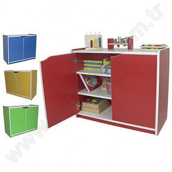 Nursery Cabinet With 2 Doors 80x85x35 Cm