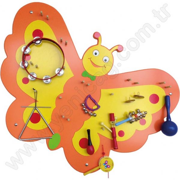 Butterfly Music Corner (Musical Instrument Included)